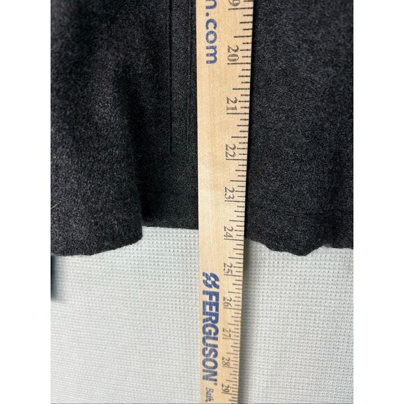 Eileen Fisher Zip Jacket Gray Wool Knit Women’s M Minimalist Luxe Loungewear - Picture 6 of 13